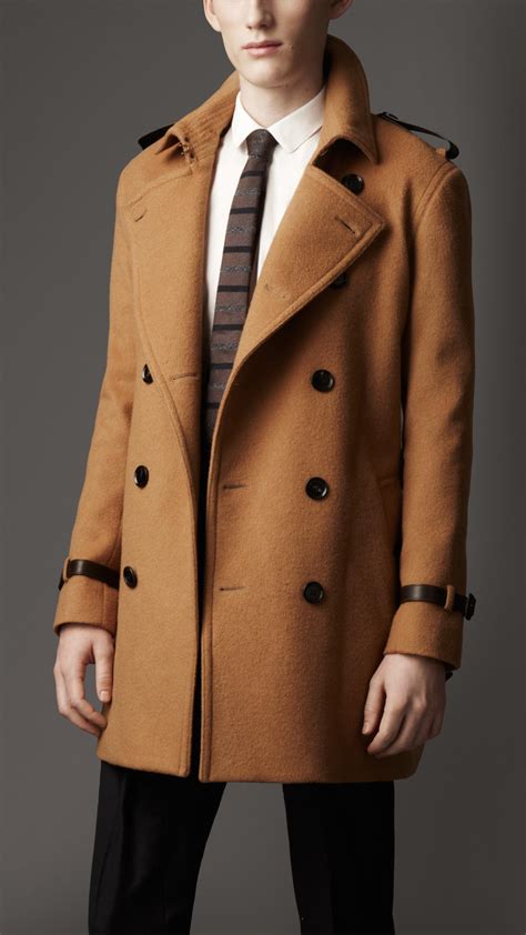 burberry wool cashmere trench jacket|authentic burberry men trench coat.